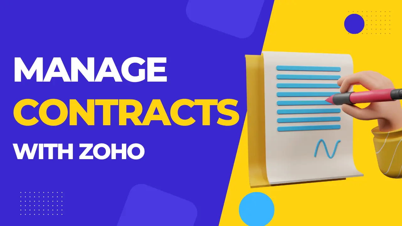 Zoho Contracts Zoho Partner